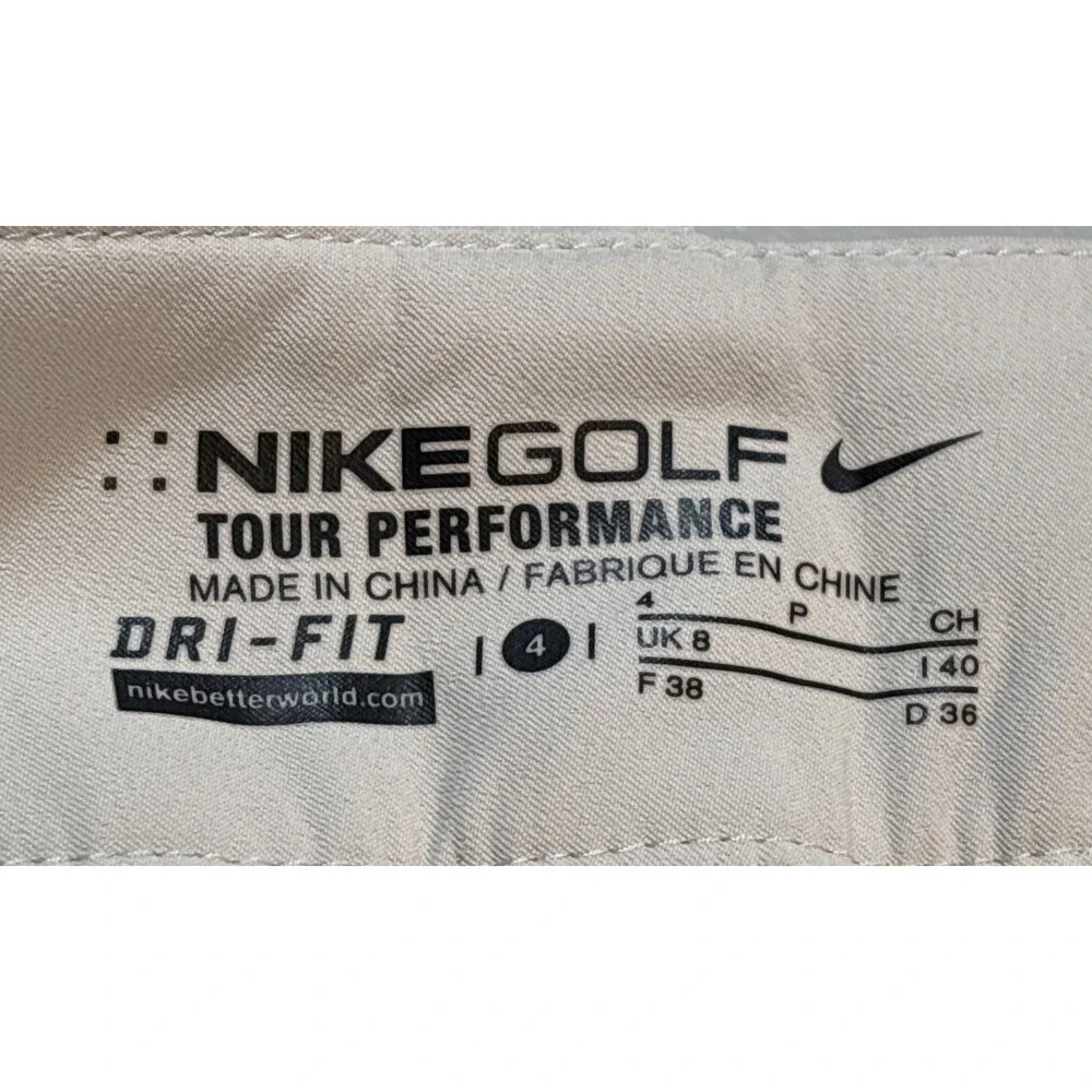 Nike Golf Tour Performance Dri-Fit “Modern Rise” Bermuda Shorts Womens Sz 4 NWT